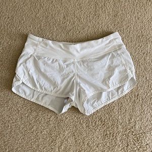White Lululemon Shorts!!